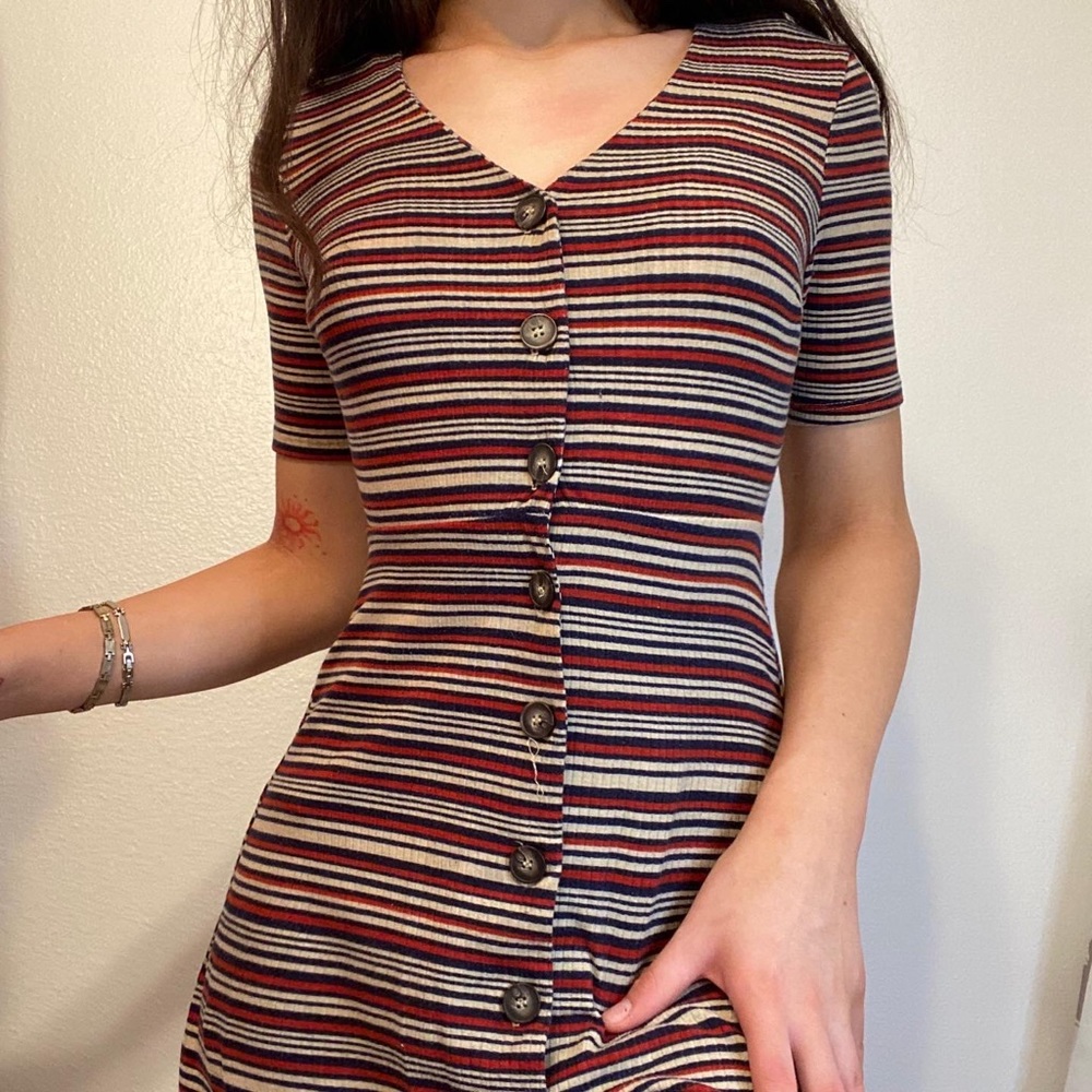Casual button up dress